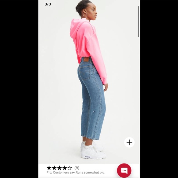 Levi's® Premium 501® ORIGINAL CROPPED WOMEN'S JEANS - Picture 2 of 7